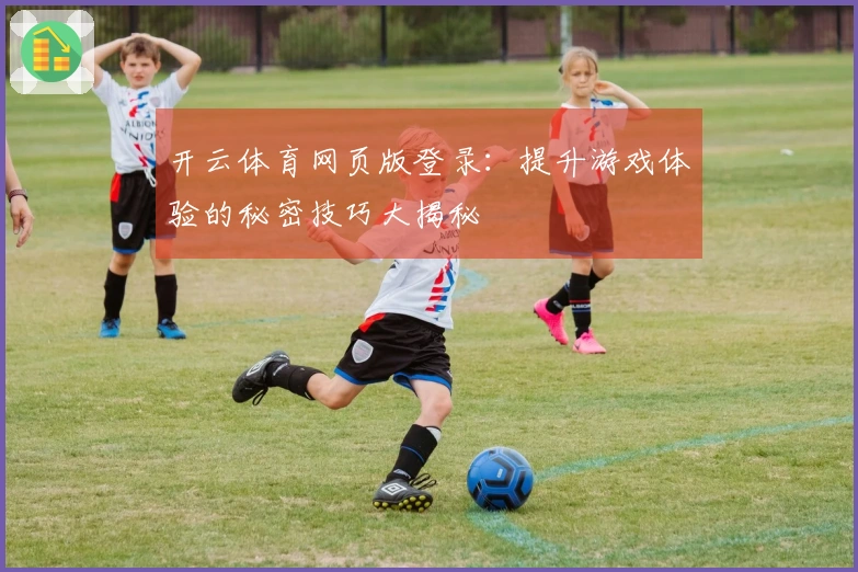 开云体育网页版登录：提升游戏体验的秘密技巧大揭秘